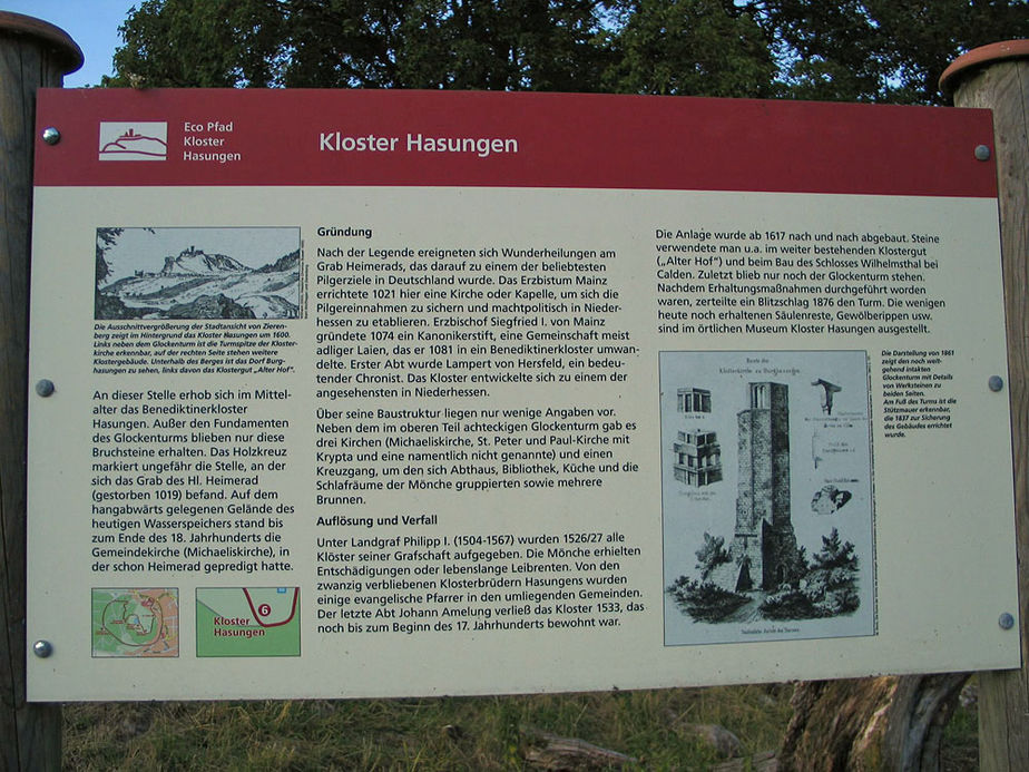 Heimerad Gedenkfeier auf dem Hasunger Berg